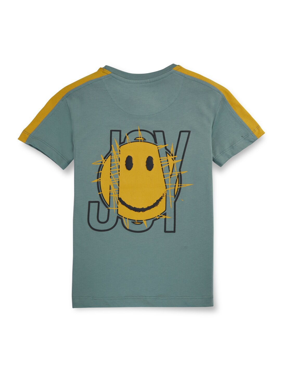 

Gini and Jony Boys Graphic Printed Cotton T-shirt, Green