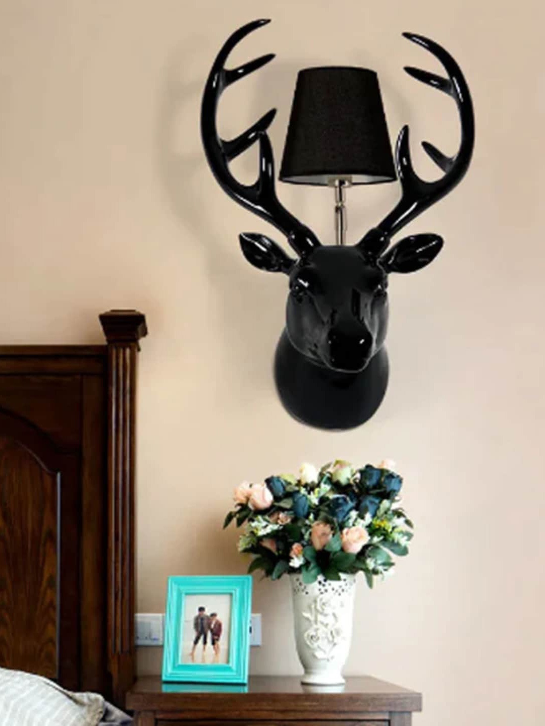 

THEDECORKART Black Metal Wall Lamp