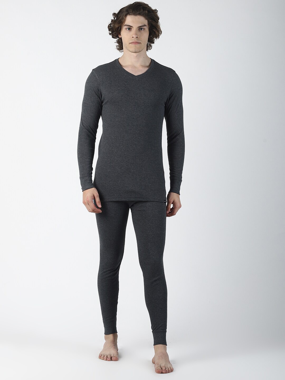 

Force NXT V-Neck Cotton Thermal Set, Charcoal