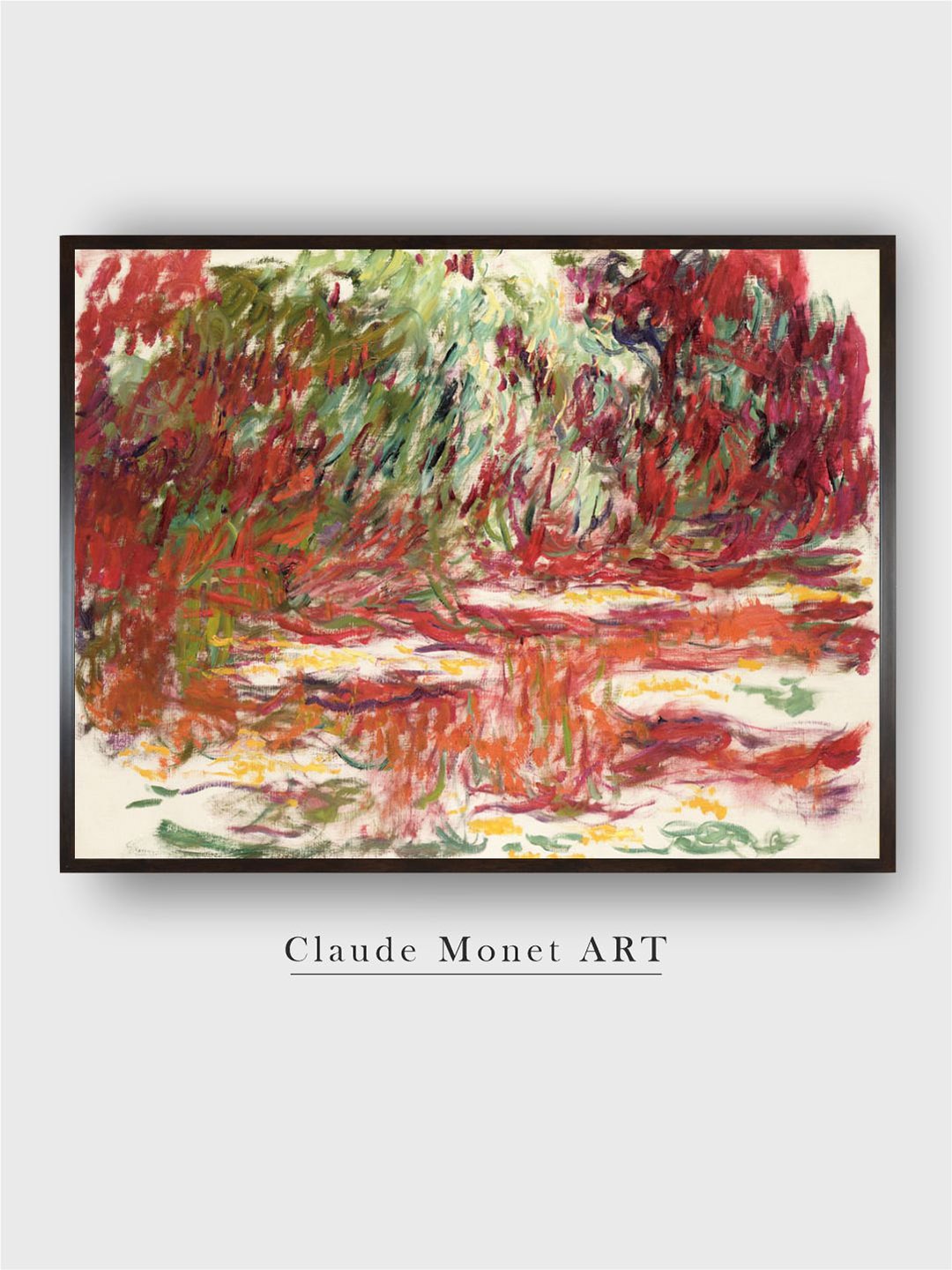 

The Art House Red & Black Painting Framed Wall Art