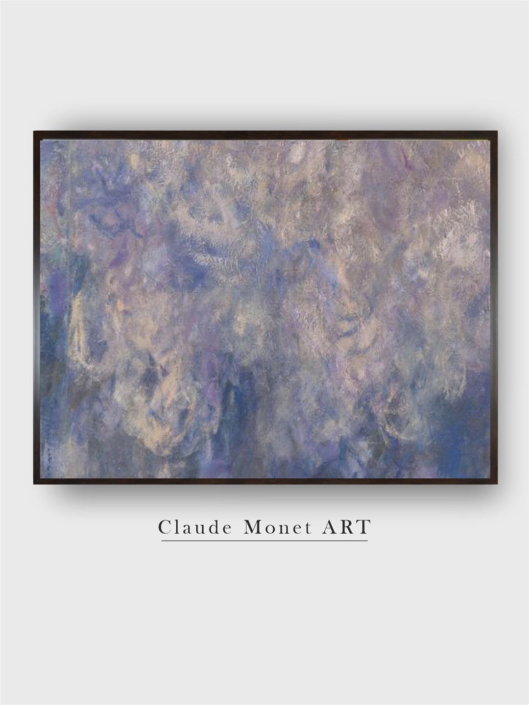 

The Art House Blue & Beige Abstract Canvas Framed Painting Wall Art
