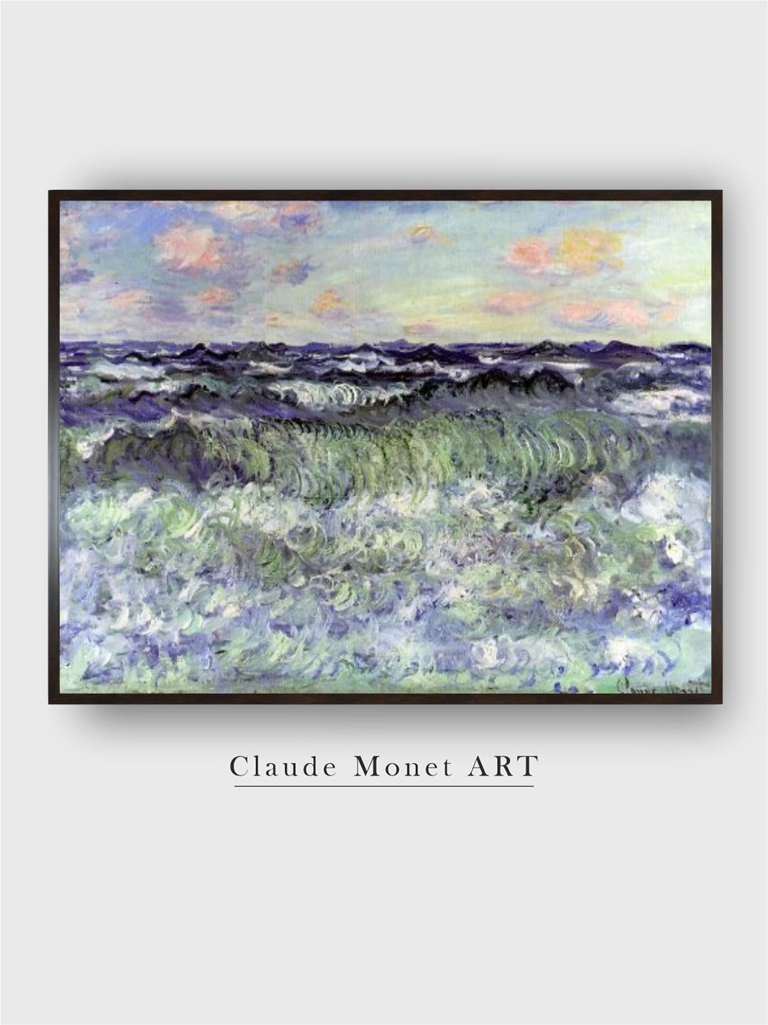 

The Art House Blue & Green Marine Painted Wall Art