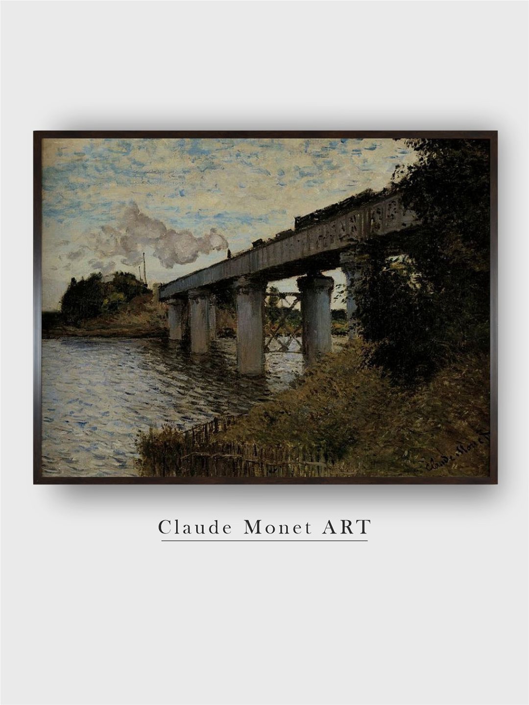 

The Art House Blue & Green Les Petites Dalles Painted Wall Art