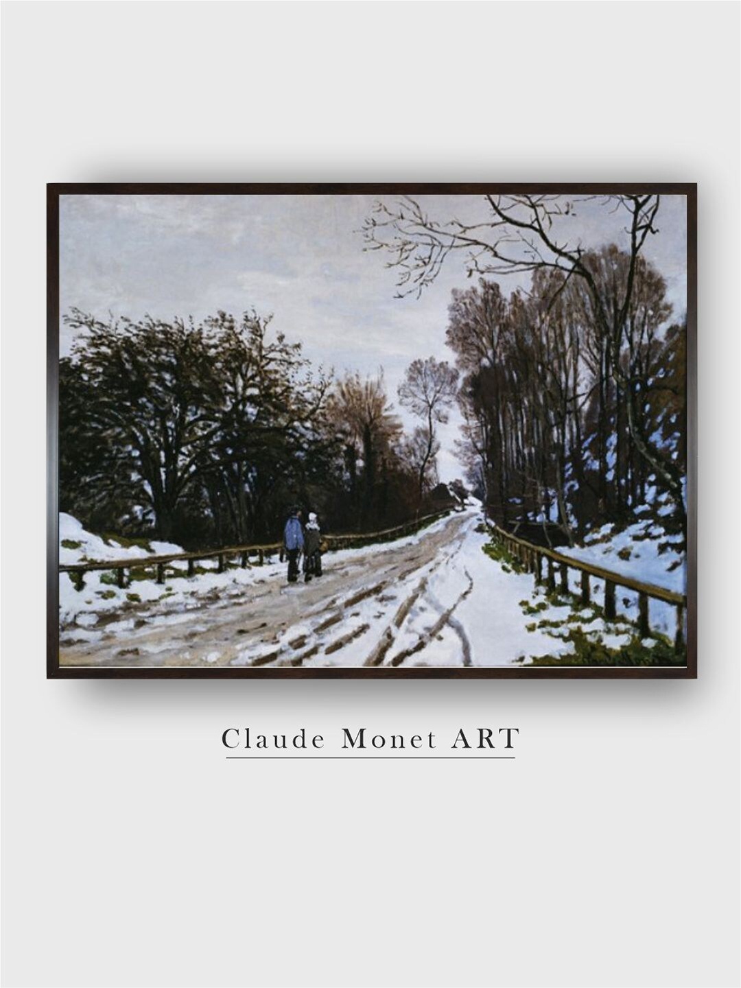 

The Art House White & Green Road Toward The Farm Painted Wall Art
