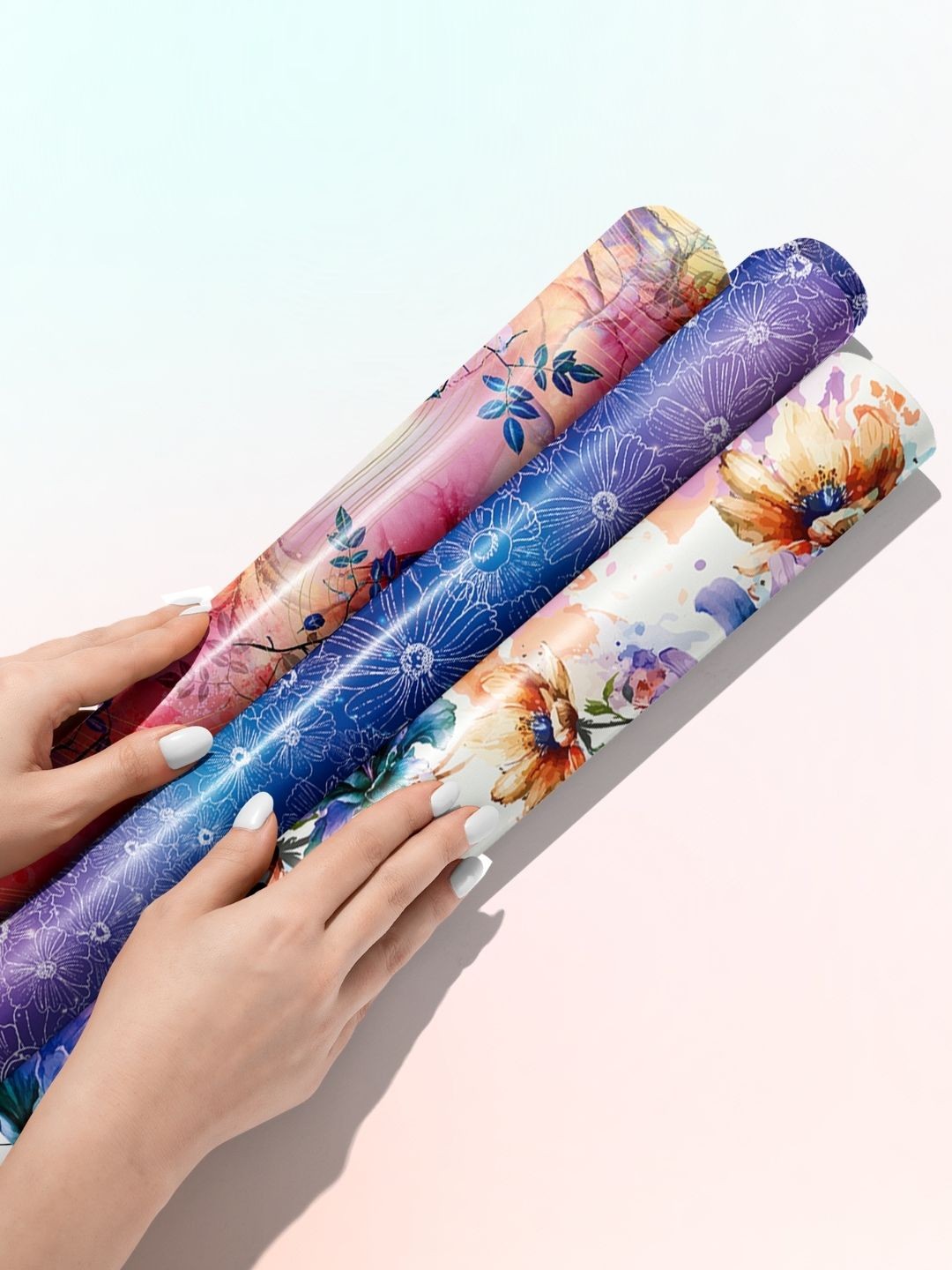 

Doodle Set of 6 Gift Wrapping Papers, Orange
