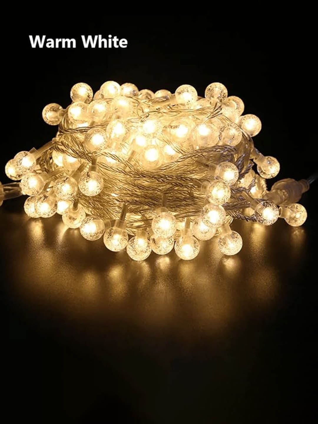 

Gesto White Crystal Ball Led Serial String Lights