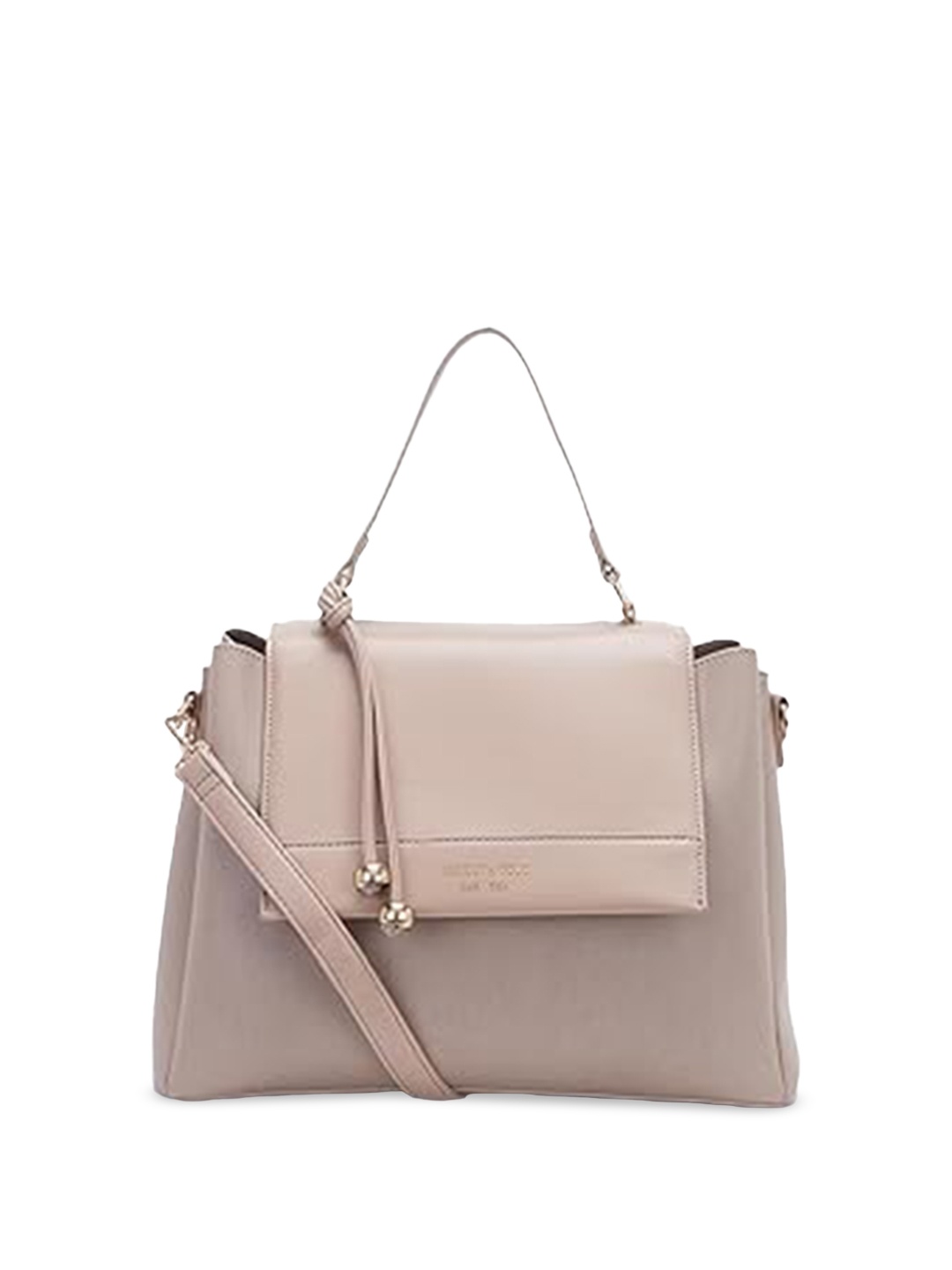 

Kenneth Cole Structured Handheld Bag, Beige