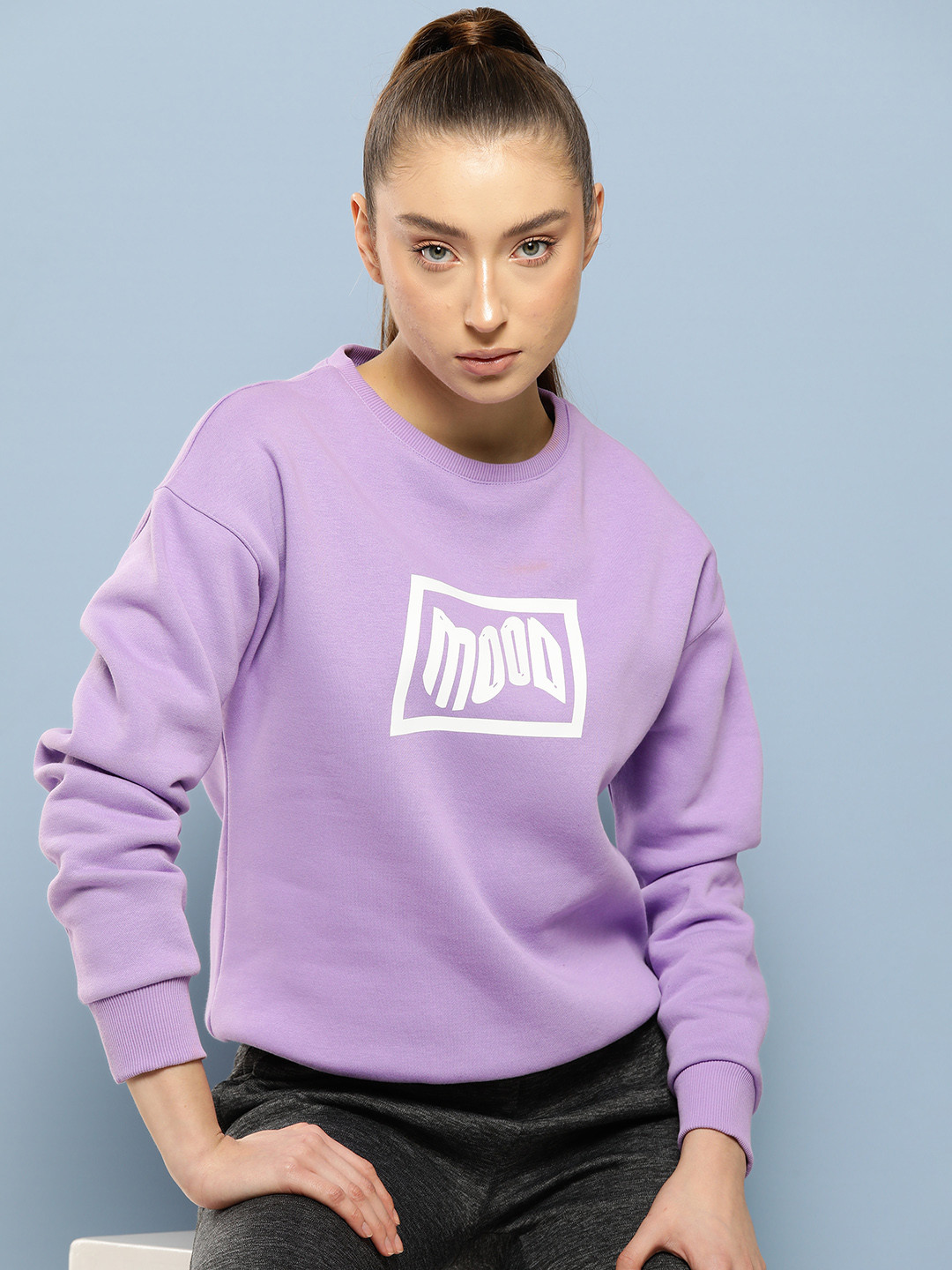 

Slazenger Women Typography Printed Sweatshirt, Lavender
