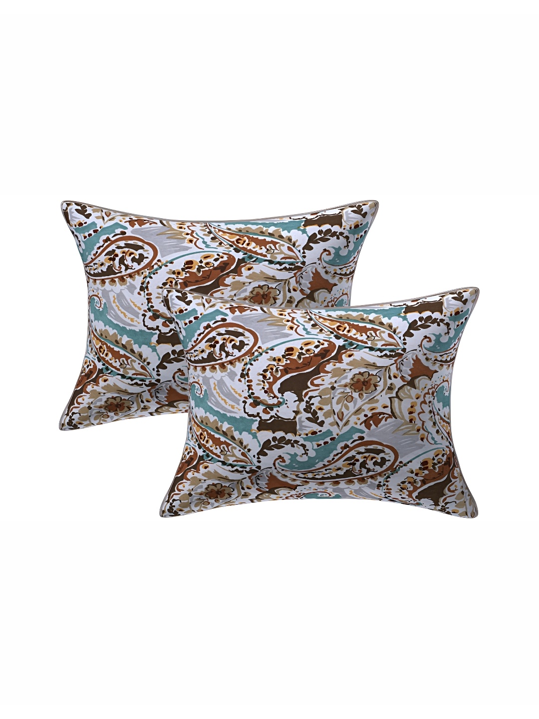 

Texstylers Brown & Beige 2 Pieces Cotton Rectangle Cushion Covers