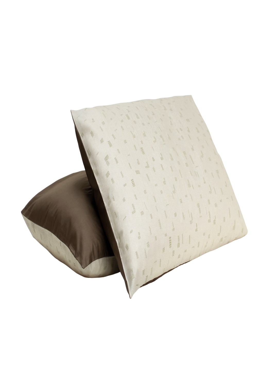 

Himeya Grey & Olive 2 Pieces Abstract Cotton Rectangle Pillow Covers