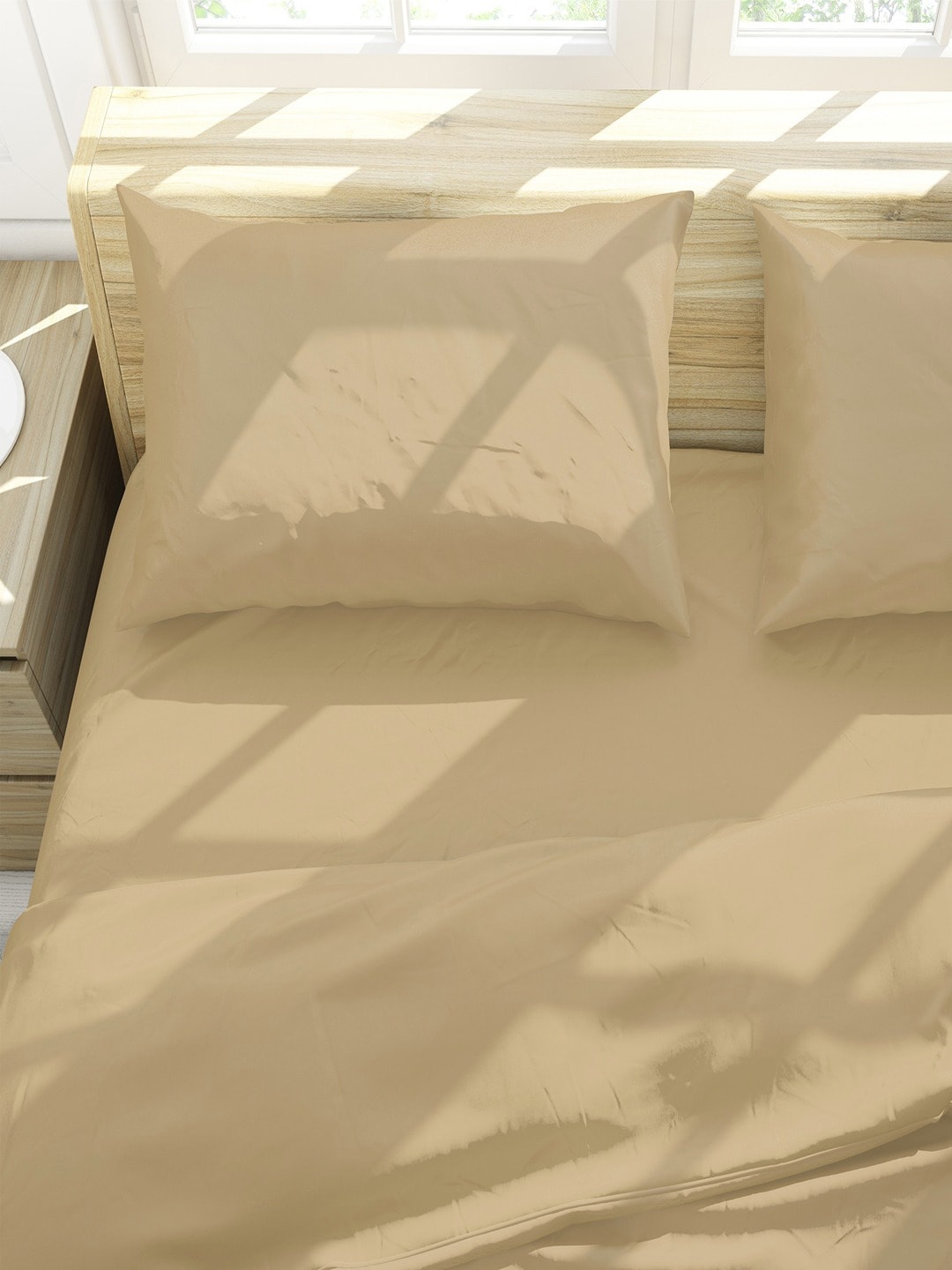

Himeya Comfort Percale Mustard Yellow 2 Pieces 200 TC Pure Cotton Pillow Covers