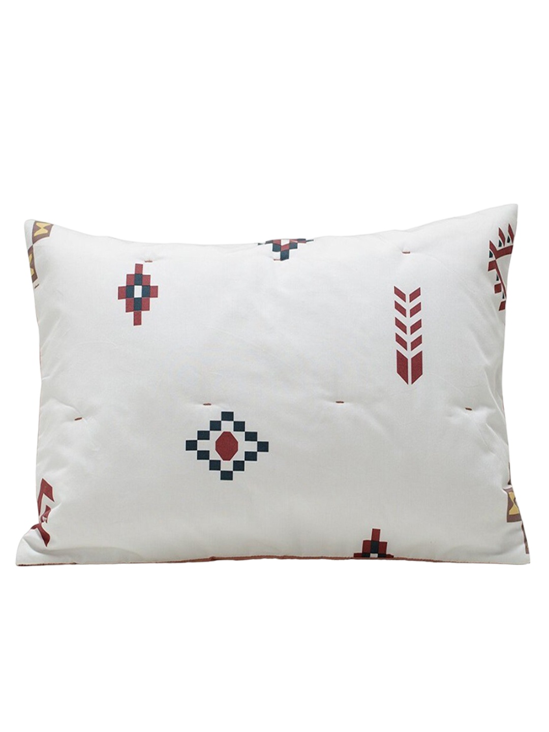 

Himeya White & Green Geometric 400 TC Pure Cotton Rectangle Pillow Cover