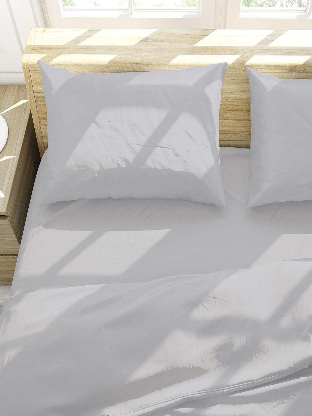 

Himeya White 2 Pieces Cotton Rectangle Pillow Covers.