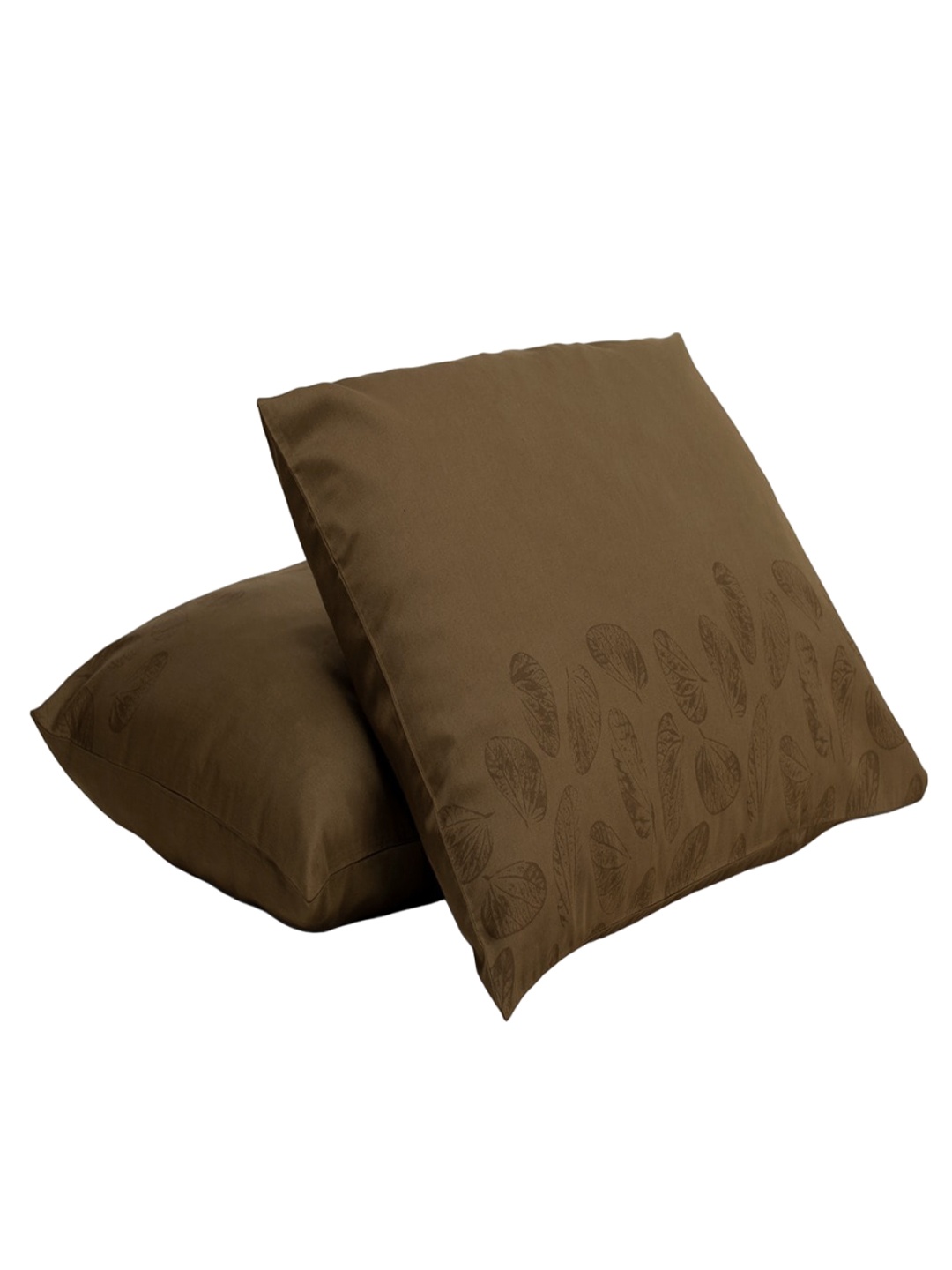 

Himeya 2 Pcs Brown 300 TC Pure Cotton Rectangle Pillow Covers