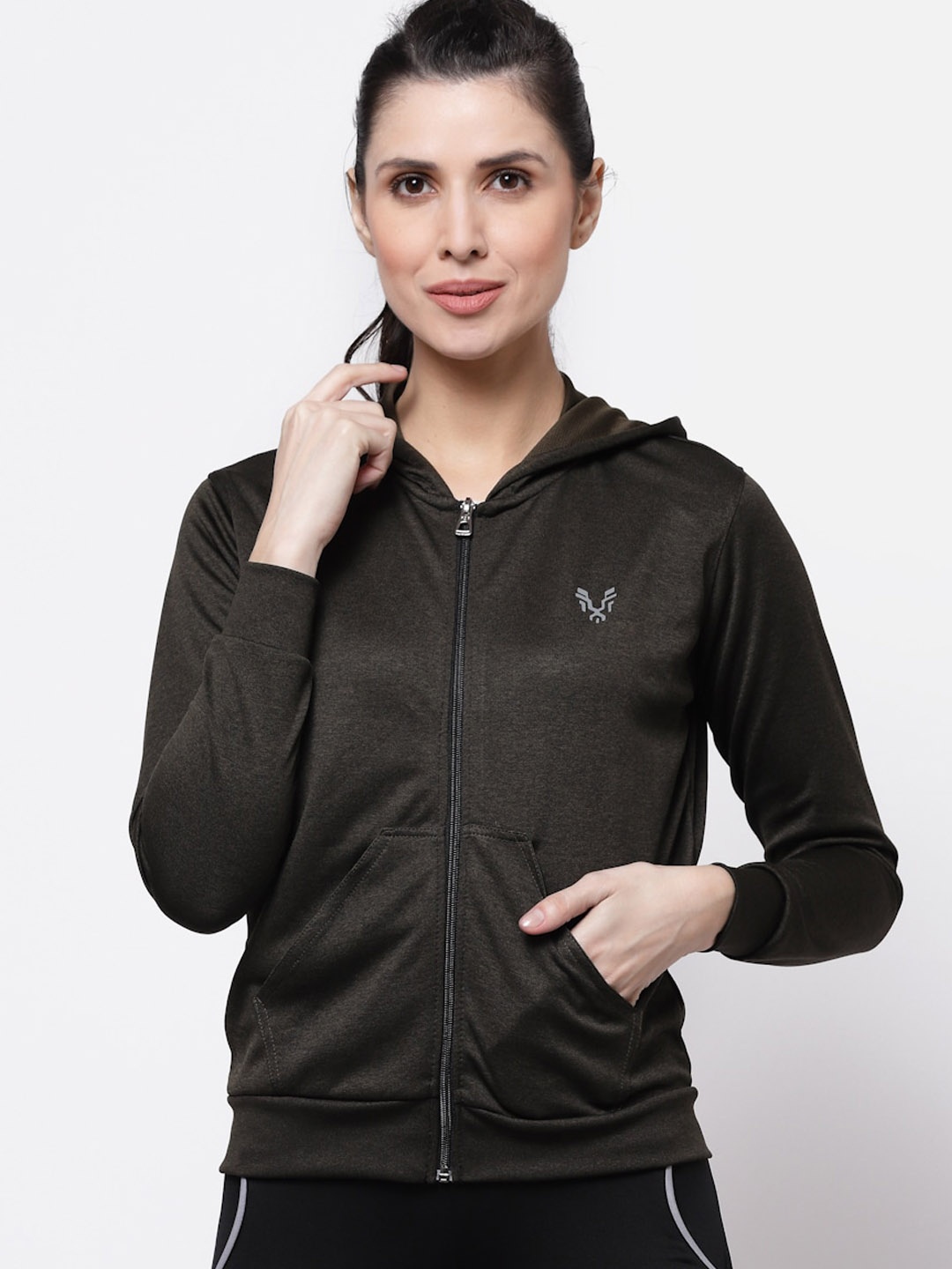 

UZARUS Hooded Lightweight Sporty Jacket, Black