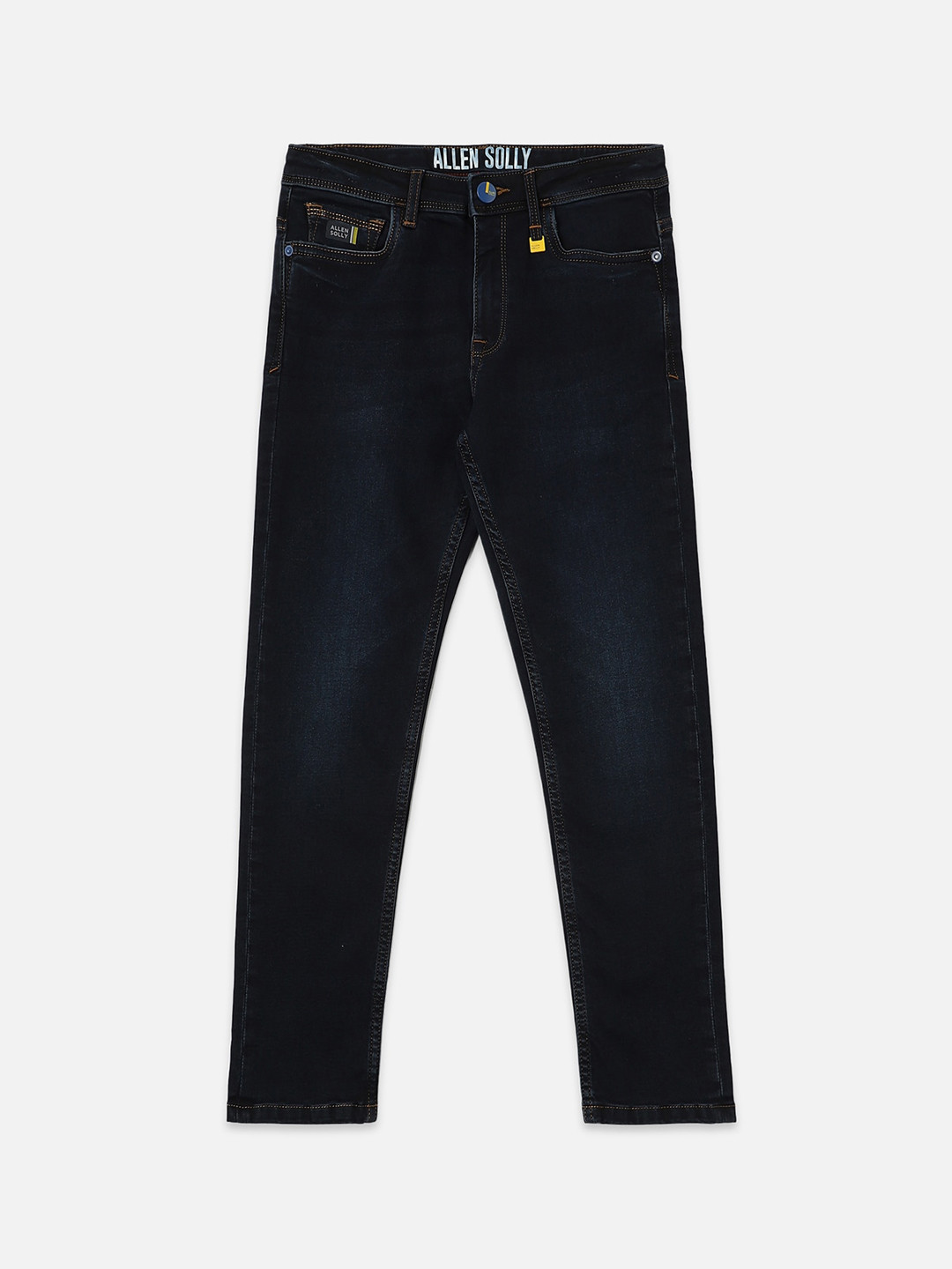 

Allen Solly Junior Boys Slim Fit Cotton Jeans, Navy blue