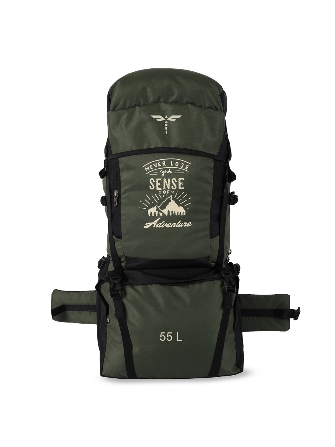 

Impulse Adventure Calling Graphic Printed Rucksack, Green