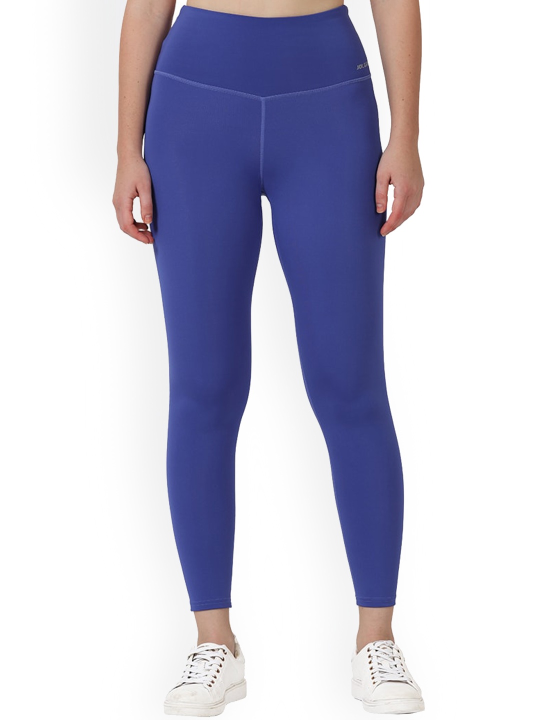 

Jolger Women's High waisted Squat-Proof Performance Tights, Blue