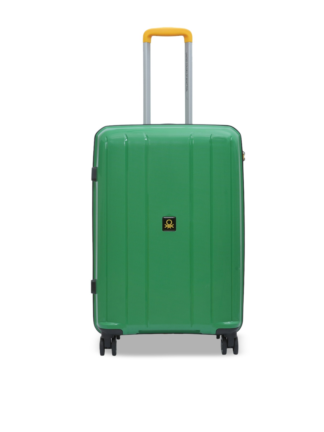 

United Colors of Benetton Wayfarer Hard-sided Medium Trolley Suitcase-43.5gm, Green