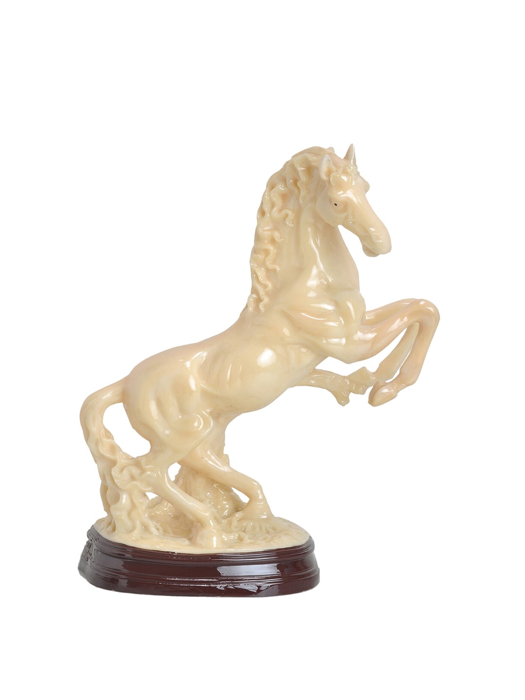 

Gifts N Greetings Beige Jumping Horse Figurine Showpiece