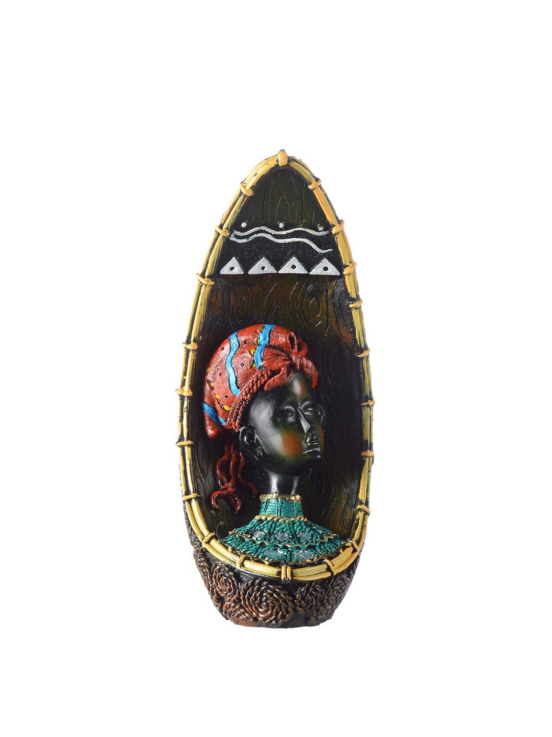 

Gifts N Greetings Red & Brown Printed African Boy Figurine Showpiece