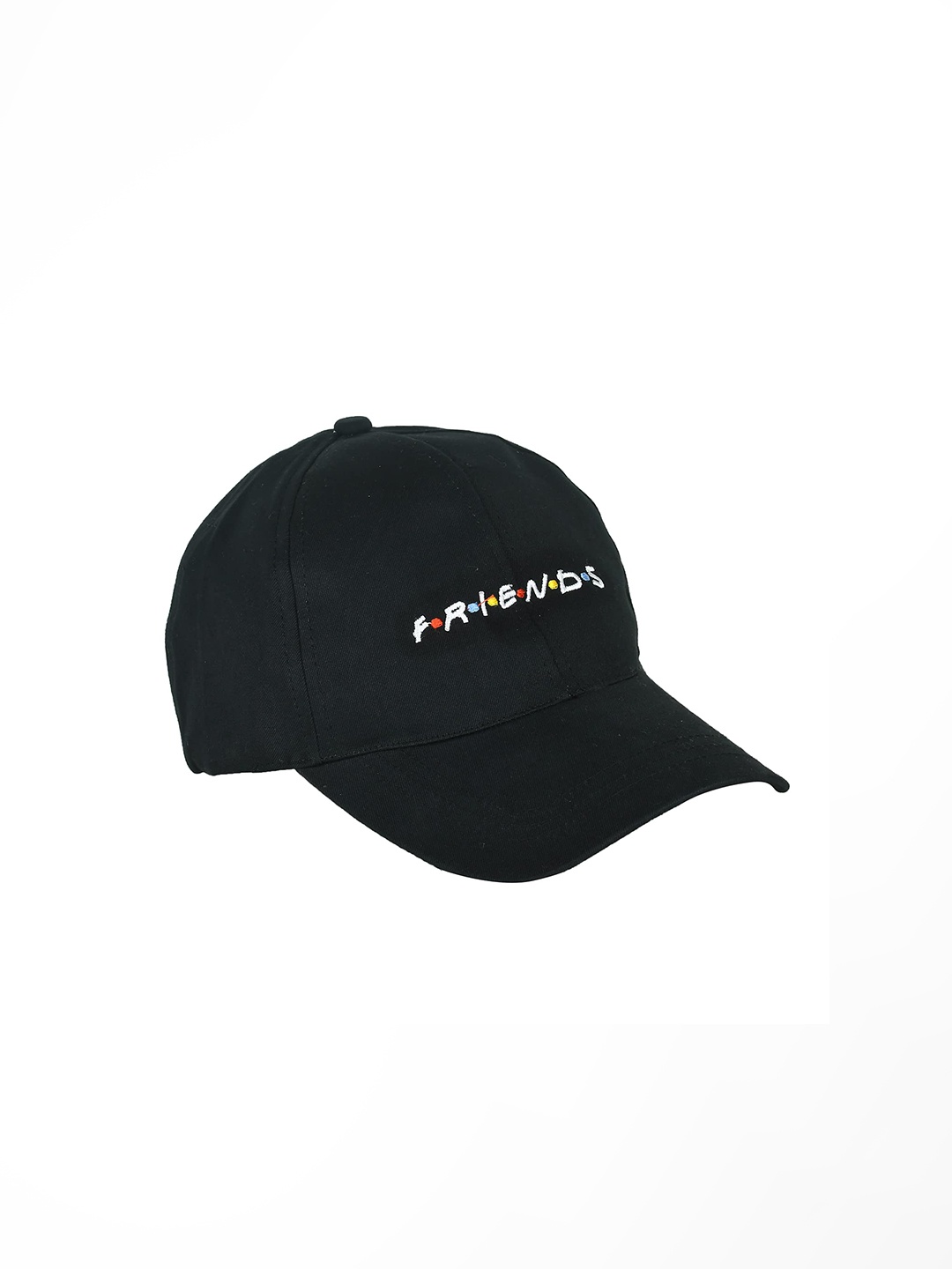 

Zacharias Unisex Printed Cotton Baseball Cap, Black