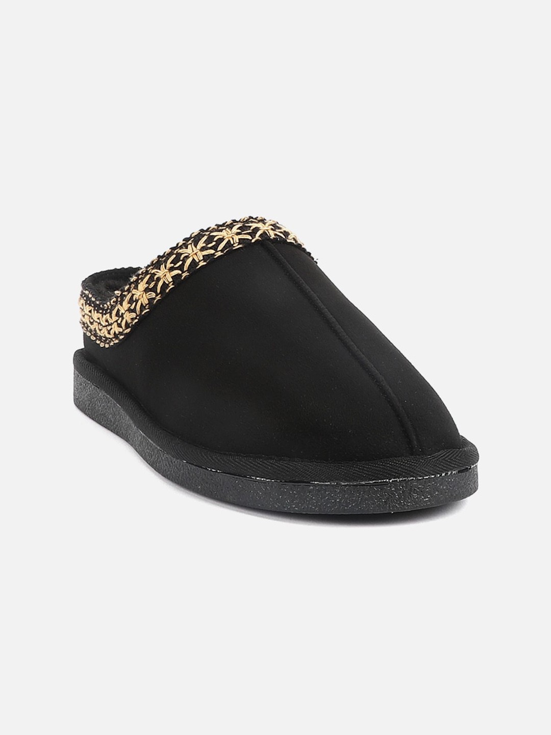 

Carlton London Embellished Ethnic Mules, Black