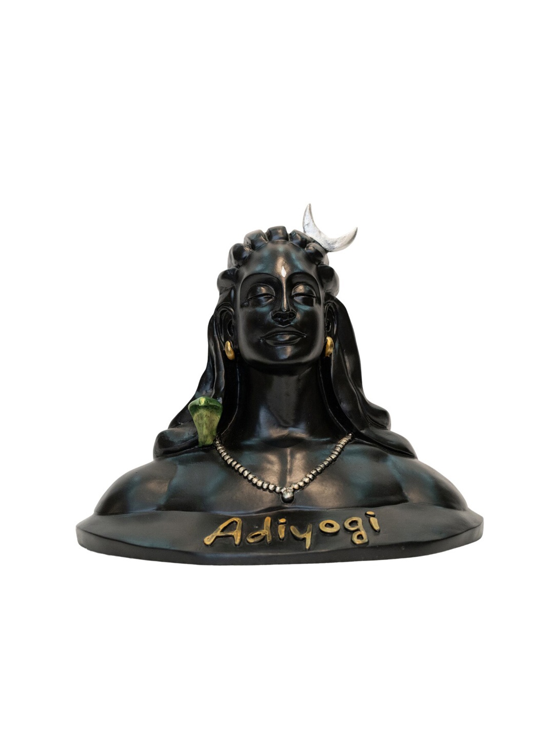 

Gifts N Greetings Black & Golden Textured Adi Yogi Shiva Idol Medium Showpiece