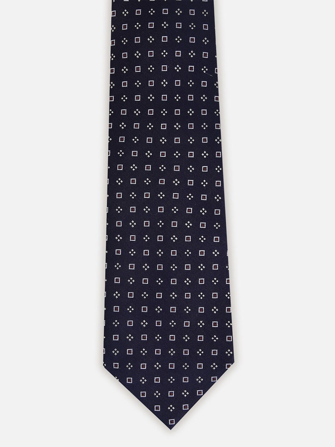 

Van Heusen Printed Microfiber Broad Tie, Navy blue