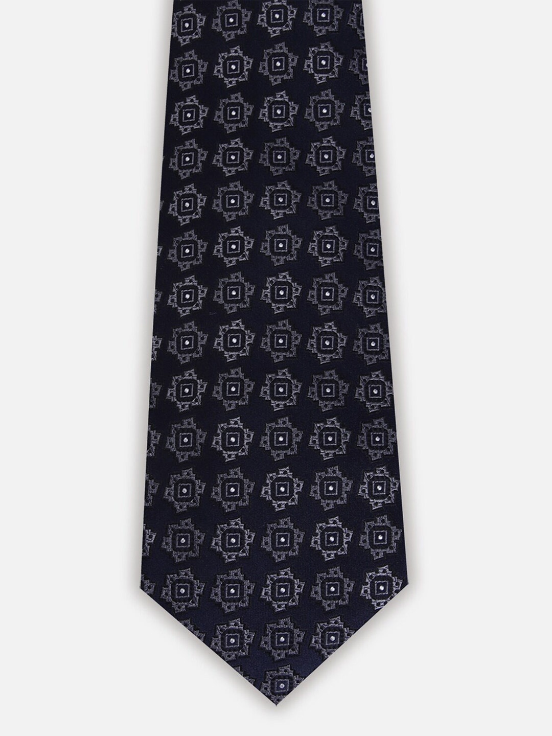 

Van Heusen Men Printed Broad Tie, Navy blue