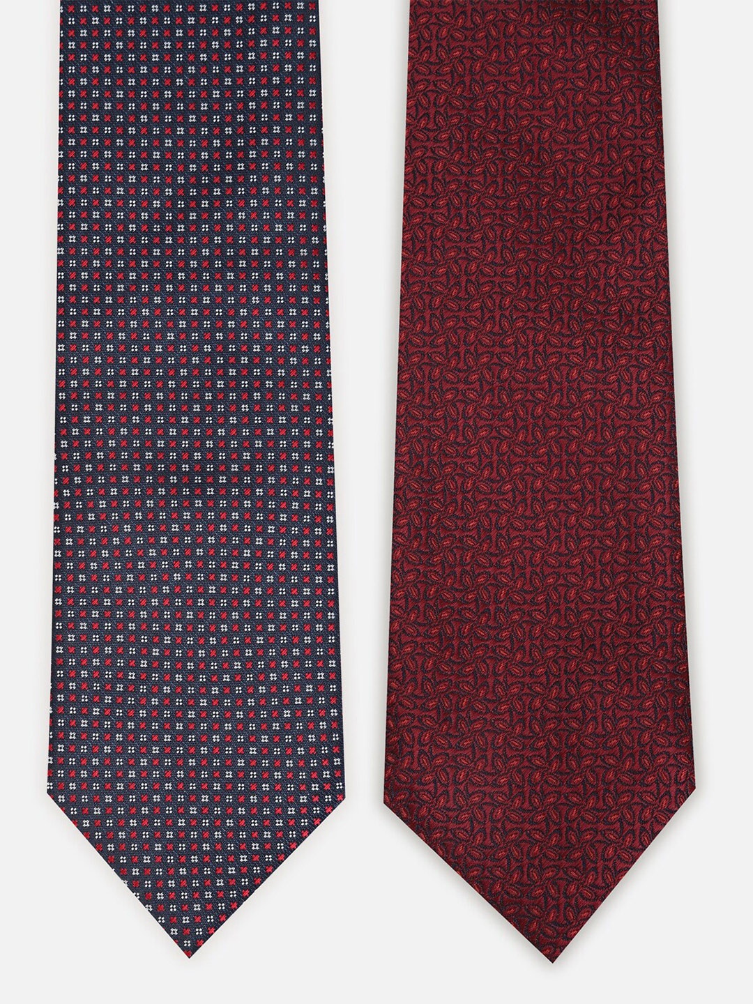 

Van Heusen Pack Of 2 Printed Microfiber Broad Tie, Red