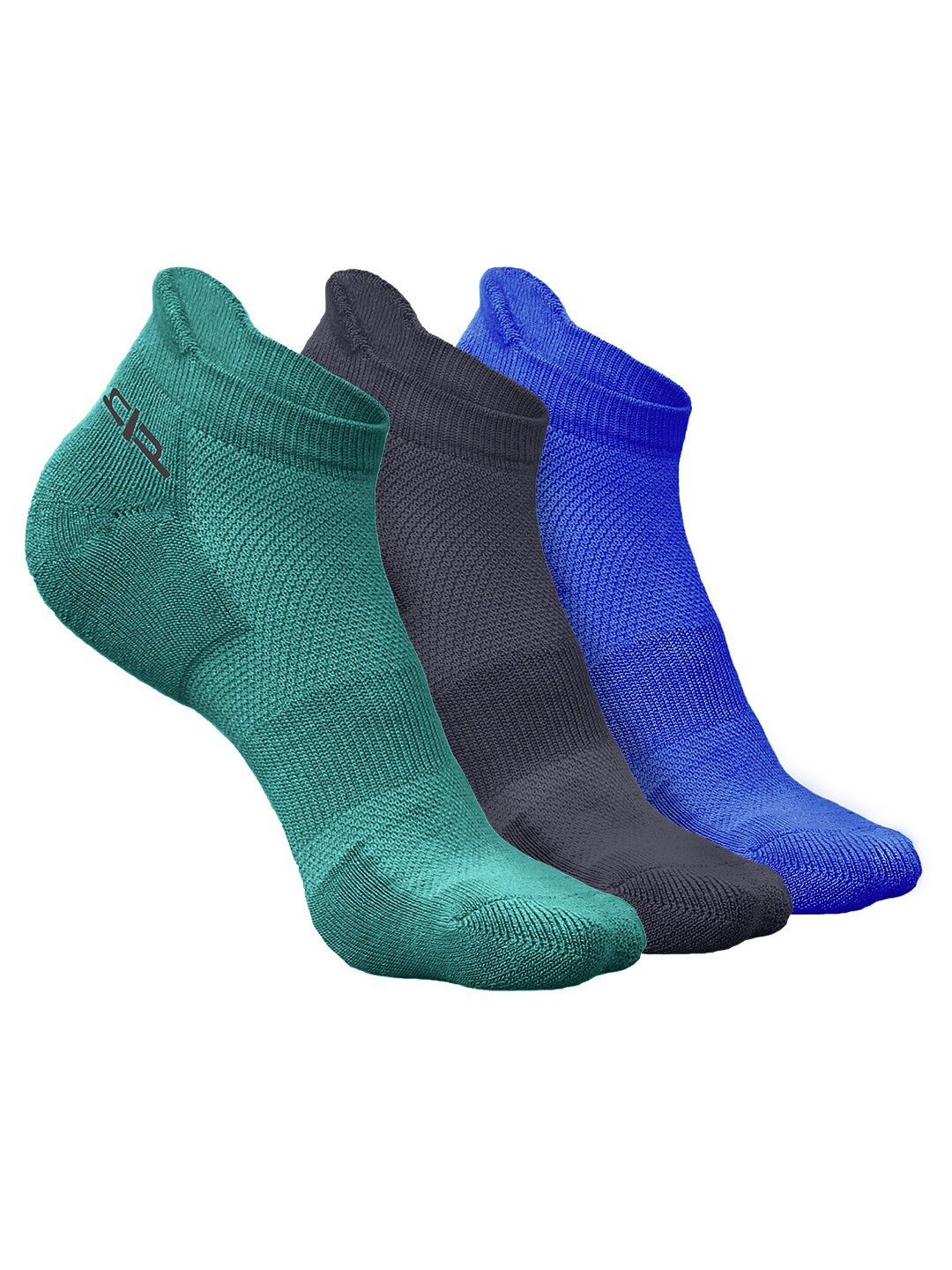 

Heelium Men Pack of 3 Bamboo Super Soft & Odour-Free Breathable Ankle-Length Socks, Green
