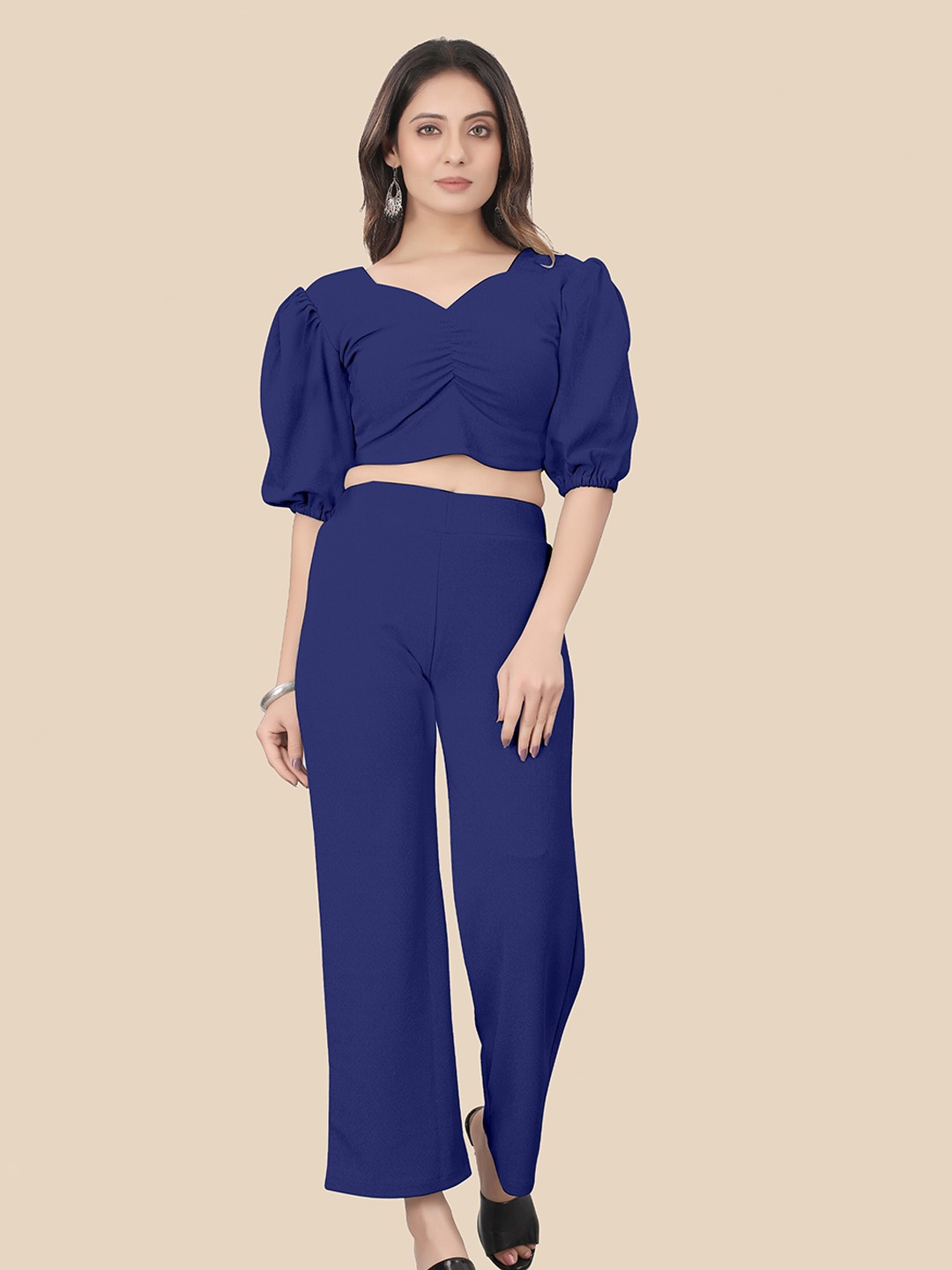

N N ENTERPRISE Top With Trousers Co-Ords, Blue