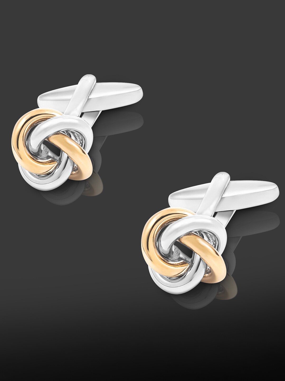 

Peora Silver-Plated Quirky Cufflink