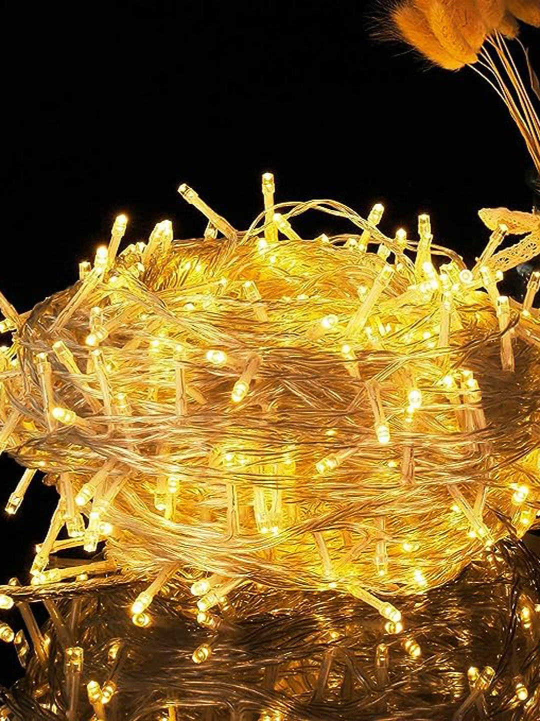 

Gesto White Rice Shape Led Serial lights