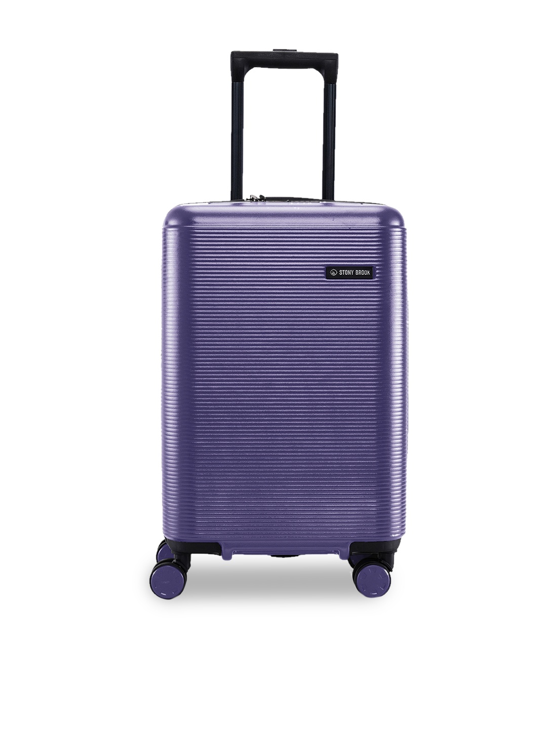 

Stony Brook by Nasher Miles Dunes Textured Hard-sided Cabin Trolley Suitcase, Purple