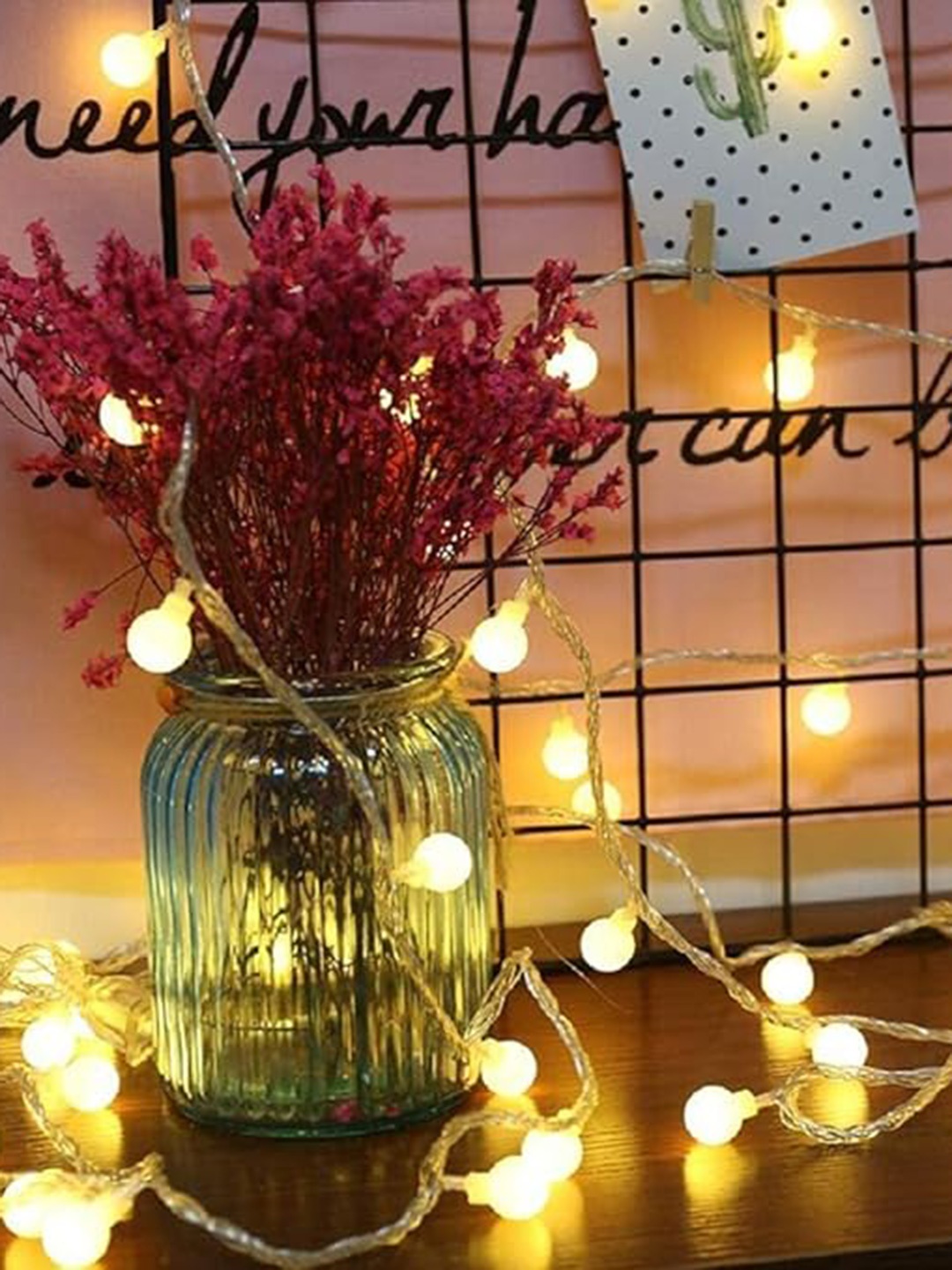 

Gesto Yellow Globe Milky Ball LED String Lights