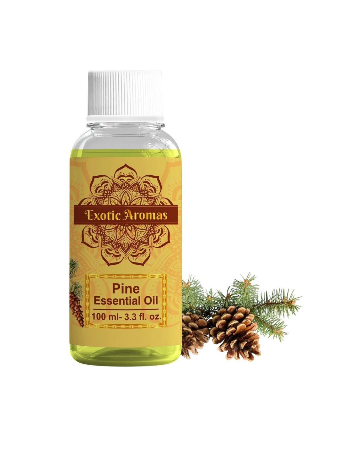 

EXOTIC AROMAS Pine Essential Oil For Healthy Hair Face Skin Diffuser Candles & Soap-100ml, Yellow