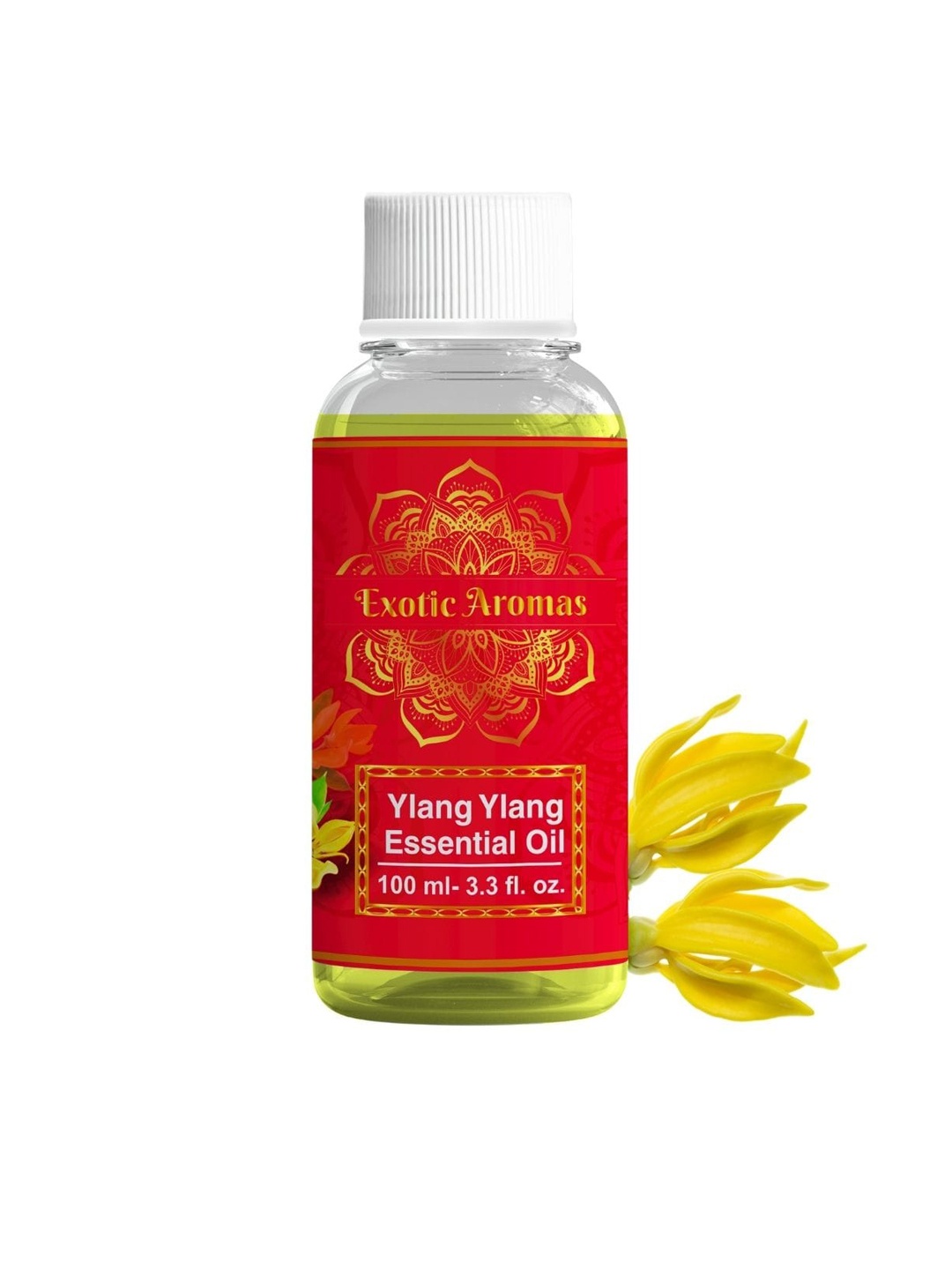 

EXOTIC AROMAS Ylang-Ylang Essential Oil For Aromatherapy Skin & Hair - 100ml, Pink