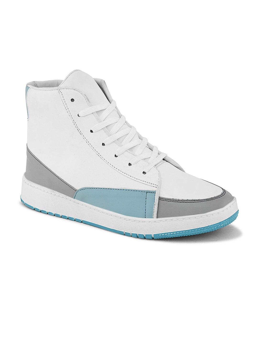 

John Karsun Men Lightweight Lace-Up Sneakers, White
