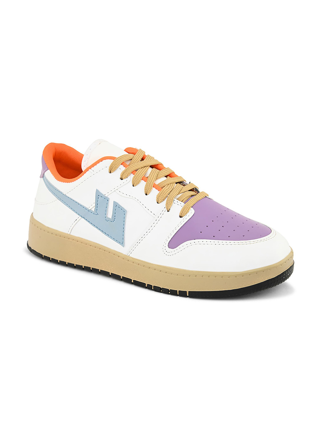 

John Karsun Men Colourblocked Lightweight Sneakers, White