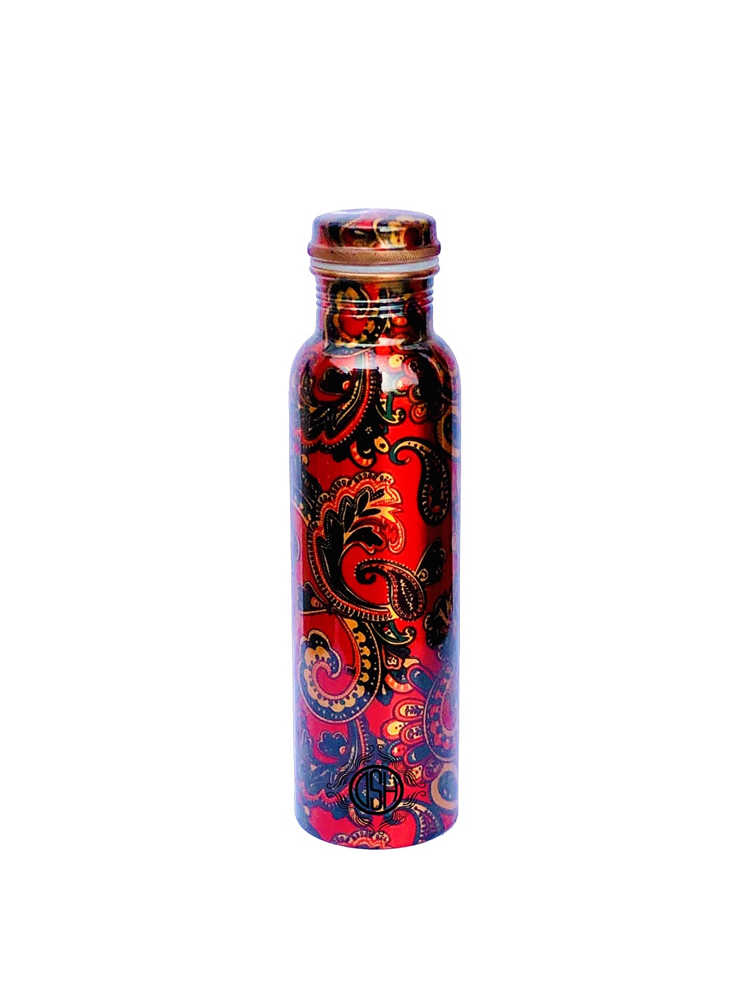 

DSH Crafting Your Curiosity Red & Black Printed Copper Water Bottle 800ml