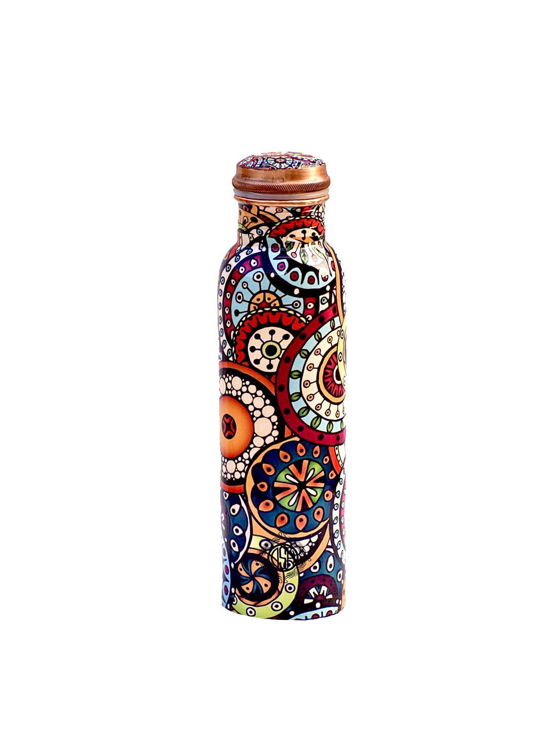 

DSH Crafting Your Curiosity Blue & Red Abstract Printed Copper Water Bottle 950 ml