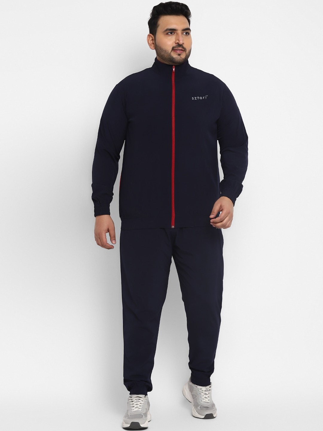 

Sztori Plus Size Activewear Tracksuits, Navy blue