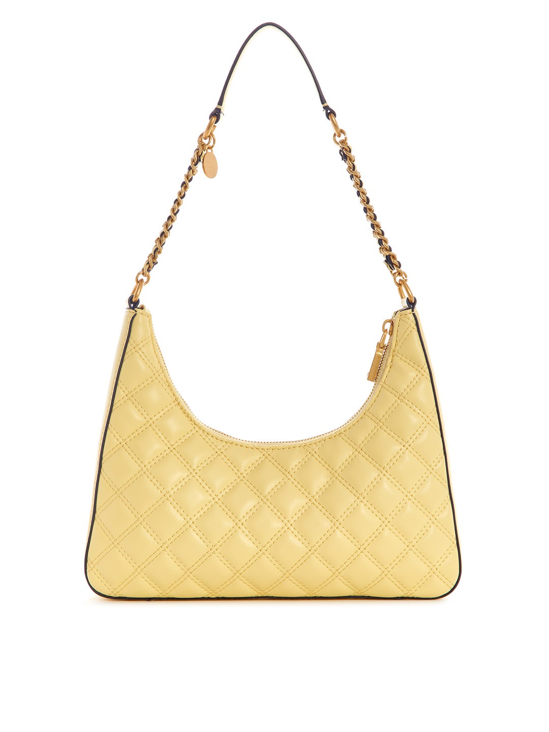 

GUESS Half Moon Shoulder Bag with Quilted, Yellow