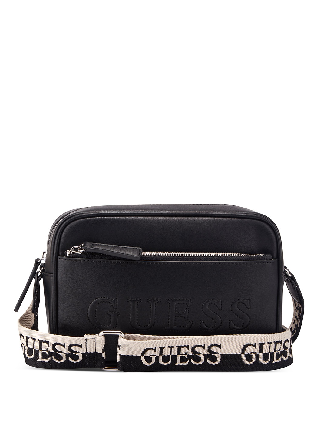 

GUESS Structured Sling Bag, Black