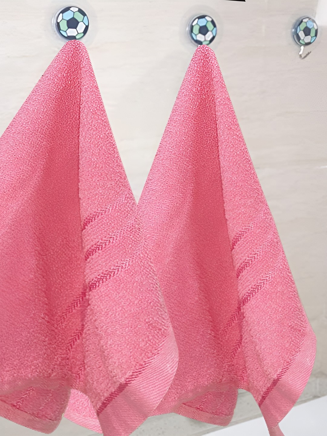 

SAJAVAT 4 Pcs Pink 600 GSM Super Absorbent Hand Towels