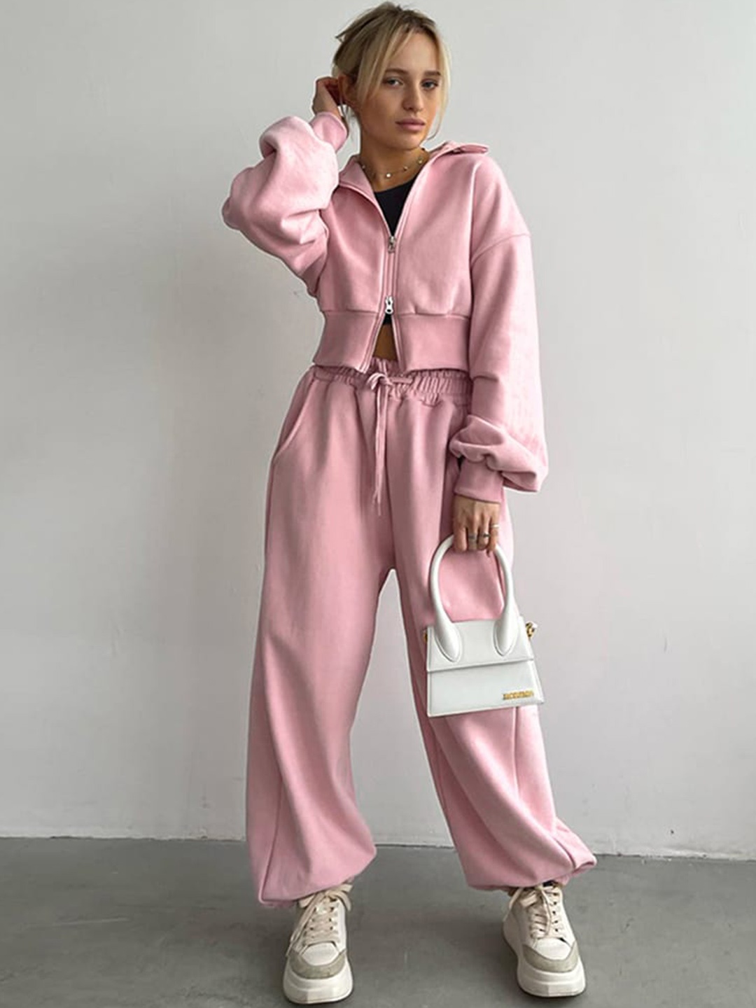 

StyleCast Hooded Tailored Jacket, Pink