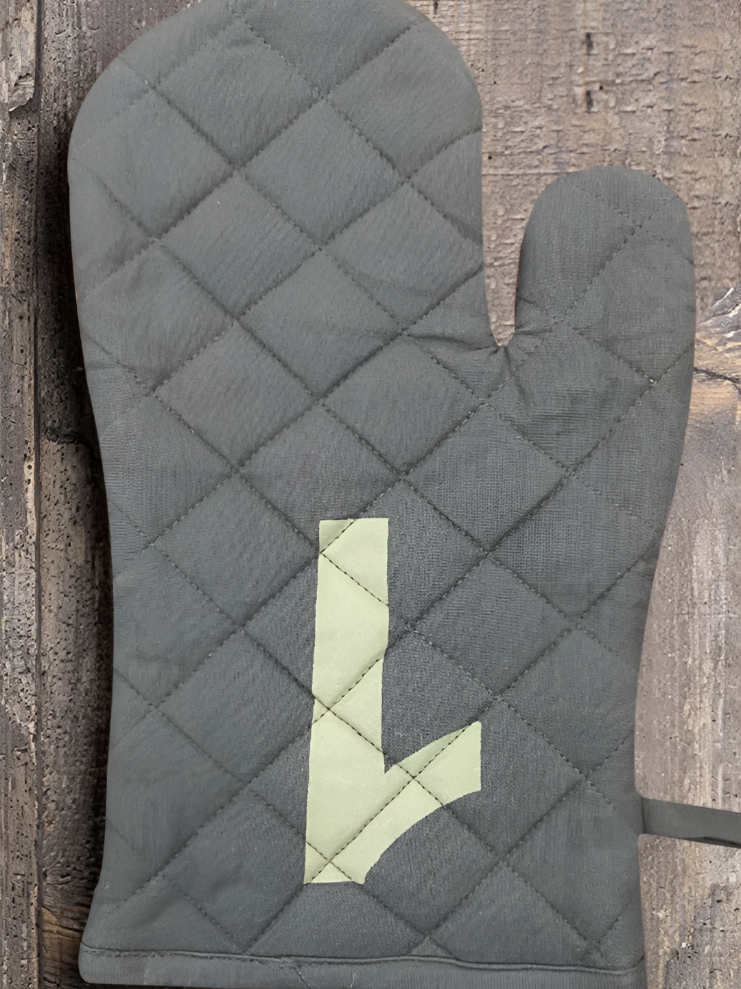 

SAJAVAT Grey Printed Pure Cotton Oven Glove