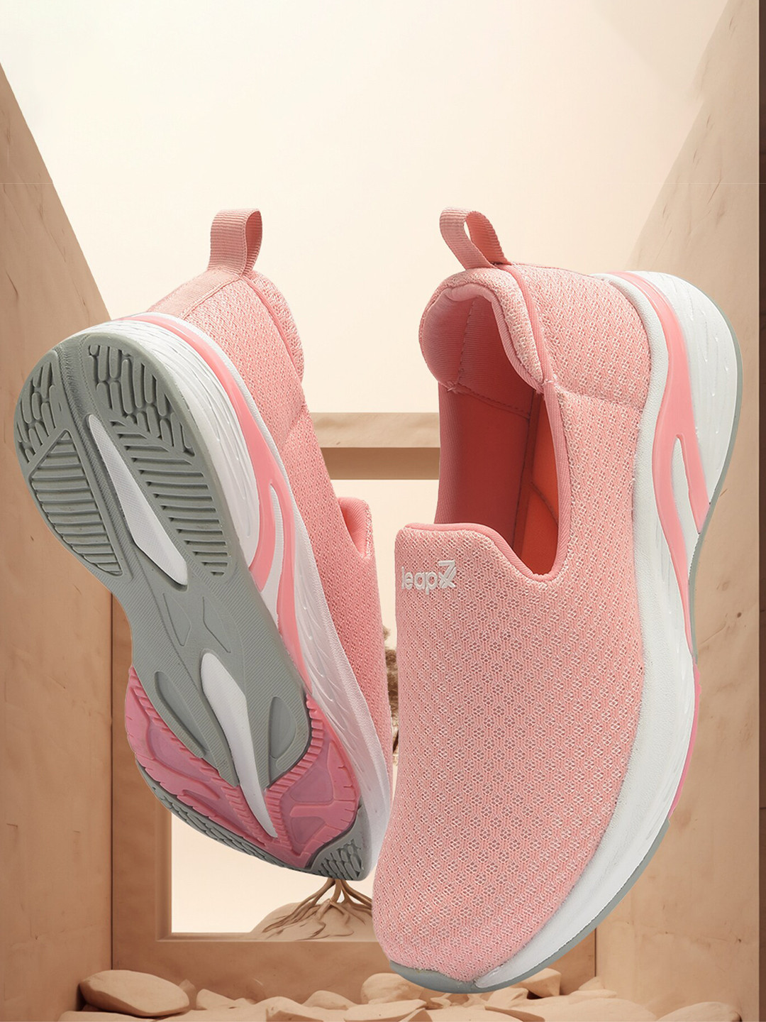 

Liberty Women Slip-On Walking Shoes, Peach